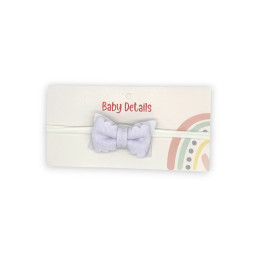 Bow Headband - White